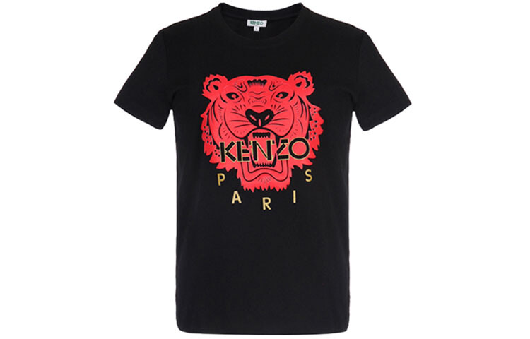 Футболка женская Kenzo, черный / красный / желтый 
Футболка женская Kenzo, черный / красный / желтый