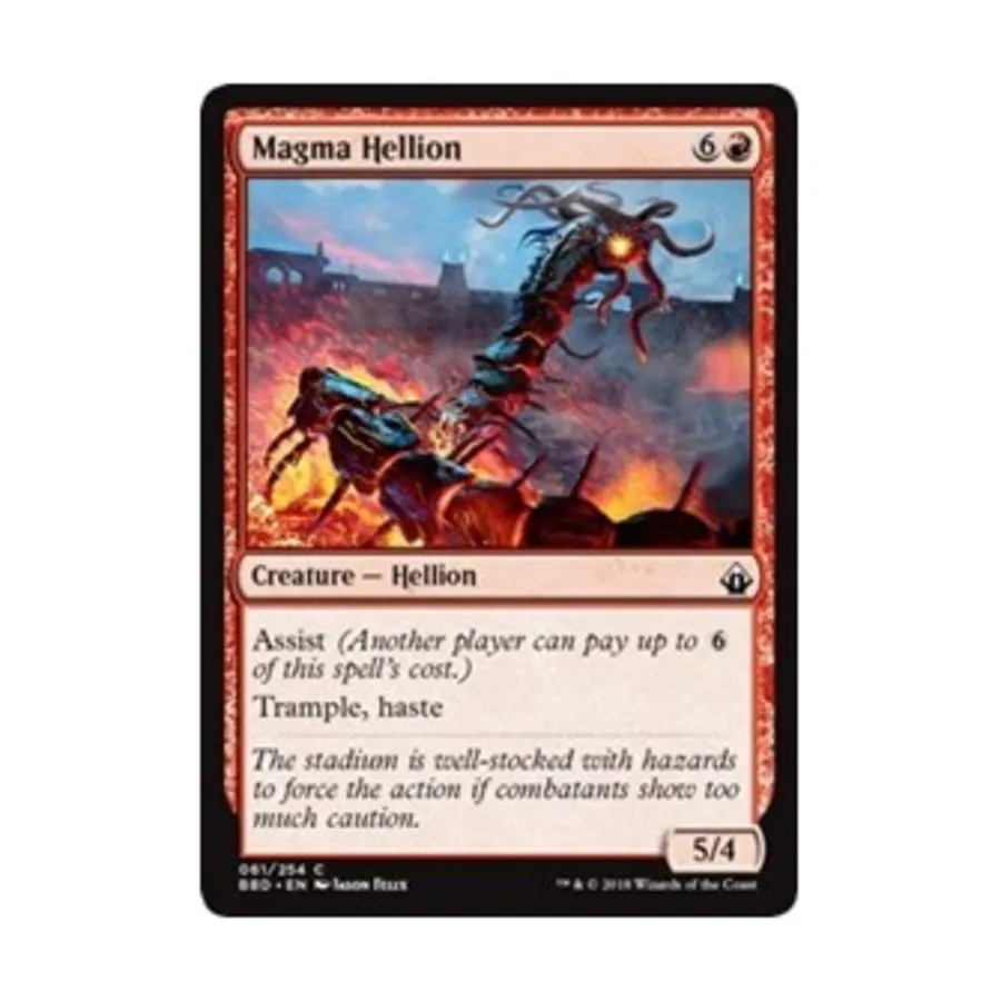 CCG Магма Хеллион (С), MTG - Battlebond
CCG Магма Хеллион (С), MTG - Battlebond