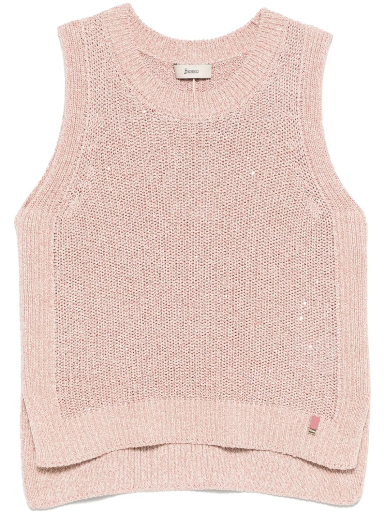 Топ Herno, украшенный пайетками, розовый
Топ Herno, украшенный пайетками, розовый