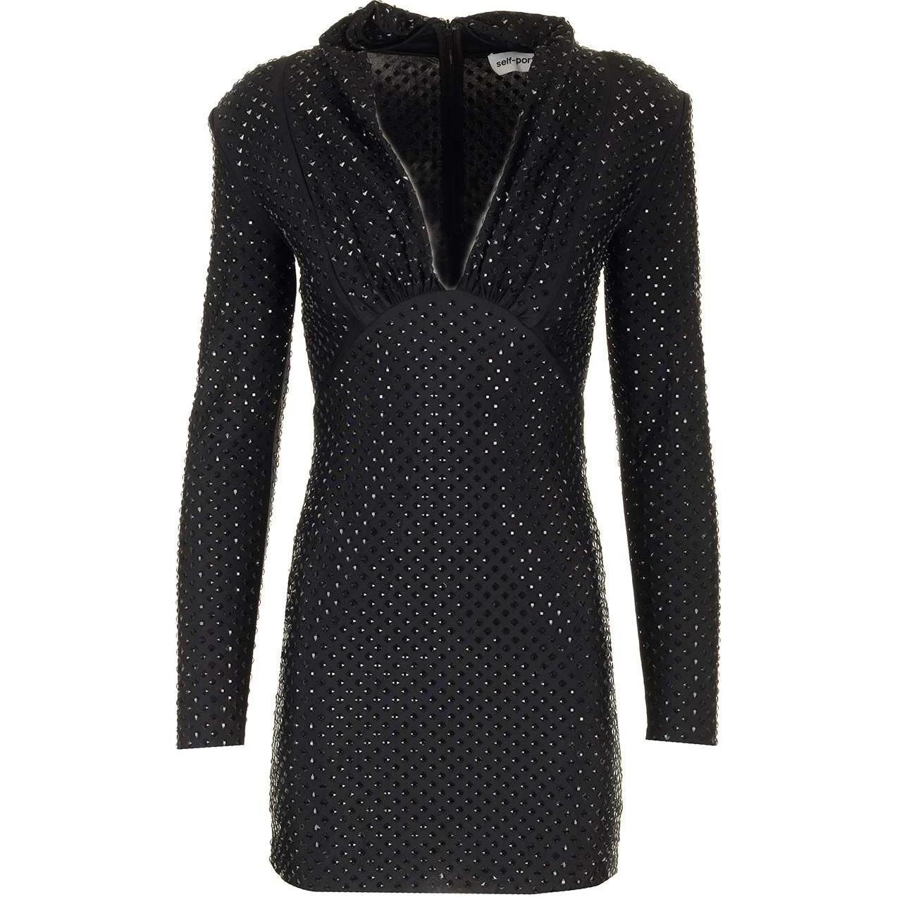 Автопортрет Мини-платье с отделкой стразами Self-portrait, черный
Автопортрет Мини-платье с отделкой стразами Self-portrait, черный
