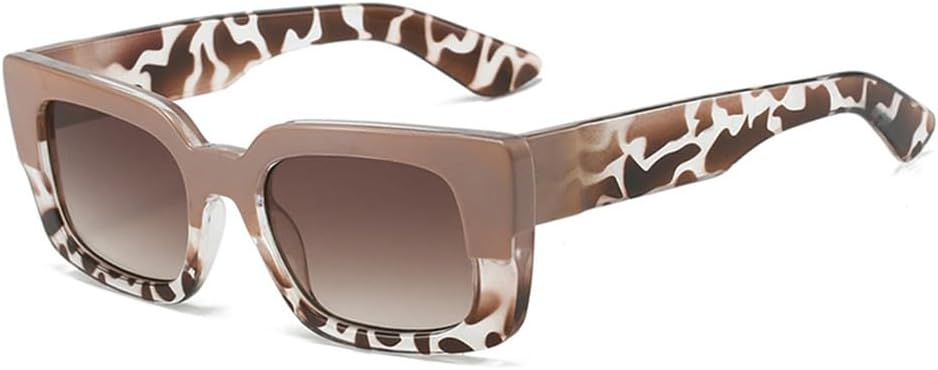 Женские солнцезащитные очки с двухцветным градиентом, защитой от УФ-излучения UV400, в стиле панк и леопардовом принте, для занятий спортом на открытом воздухе, бега и езды на велосипеде generic, Khaki Pattern Tea
Женские солнцезащитные очки с двухцветным градиентом, защитой от УФ-излучения UV400, в стиле панк и леопардовом принте, для занятий спортом на открытом воздухе, бега и езды на велосипеде generic, Khaki Pattern Tea