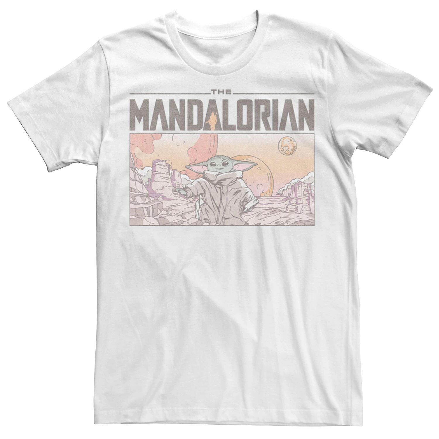 Мужская футболка с пейзажем «Звездные войны» «Мандалорец» и «Детство Грогу» Licensed Character
Мужская футболка с пейзажем «Звездные войны» «Мандалорец» и «Детство Грогу» Licensed Character