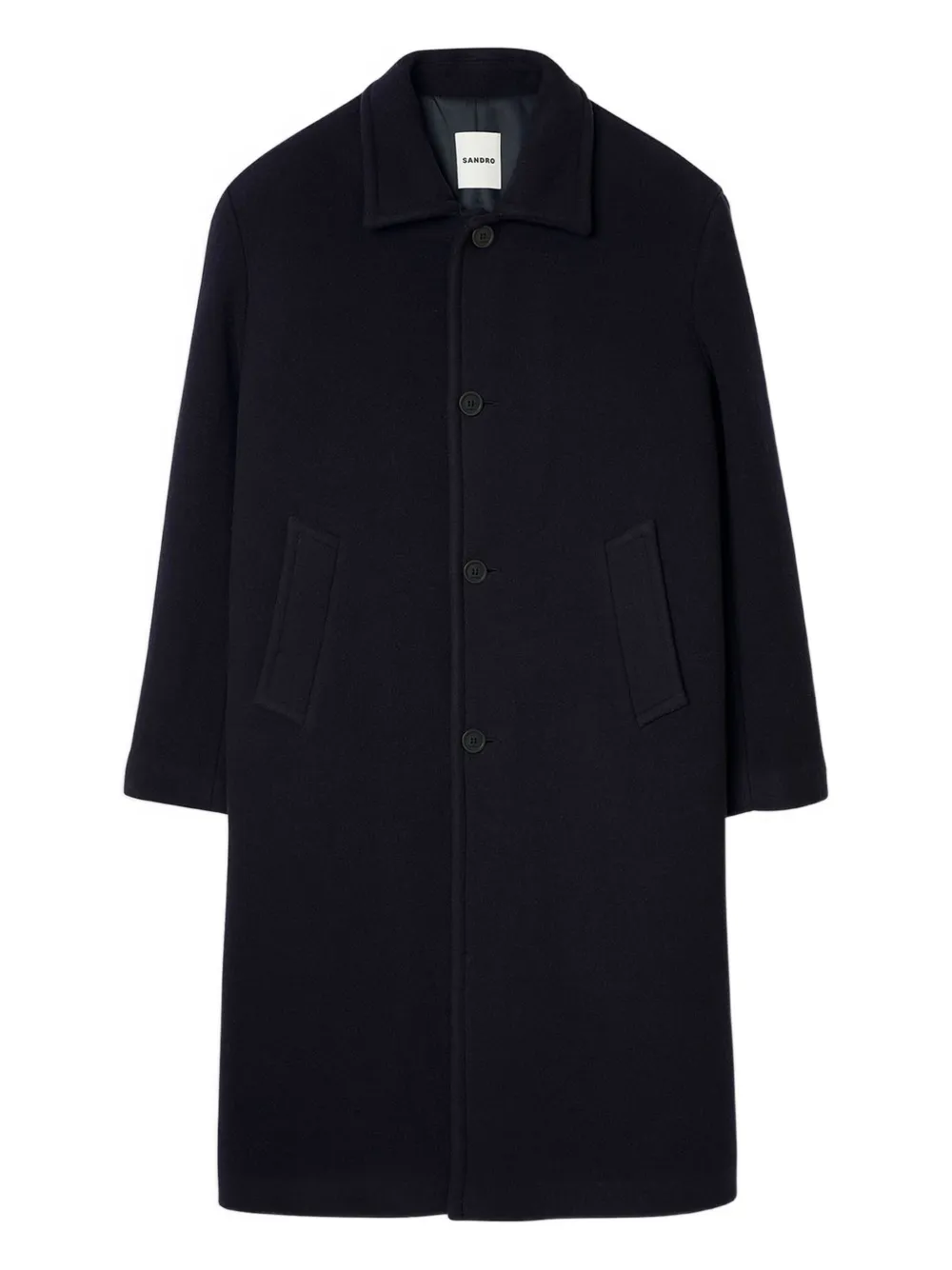 Шерстяное пальто на пуговицах SANDRO, синий
Шерстяное пальто на пуговицах SANDRO, синий