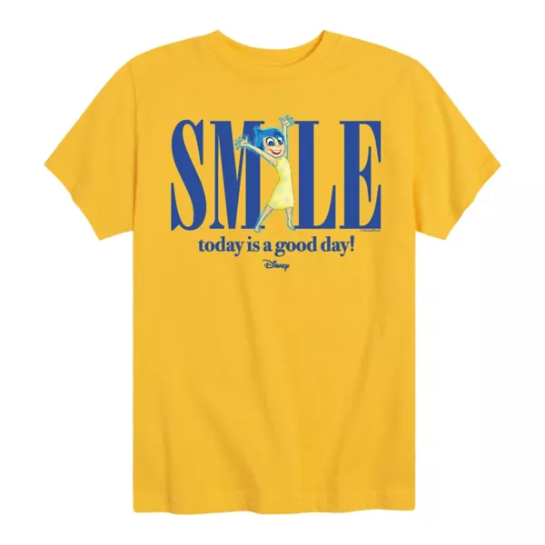 Футболка S Inside Out для мальчиков 8-20 лет с рисунком «радостная улыбка» Disney / Pixar, желтый
Футболка S Inside Out для мальчиков 8-20 лет с рисунком «радостная улыбка» Disney / Pixar, желтый