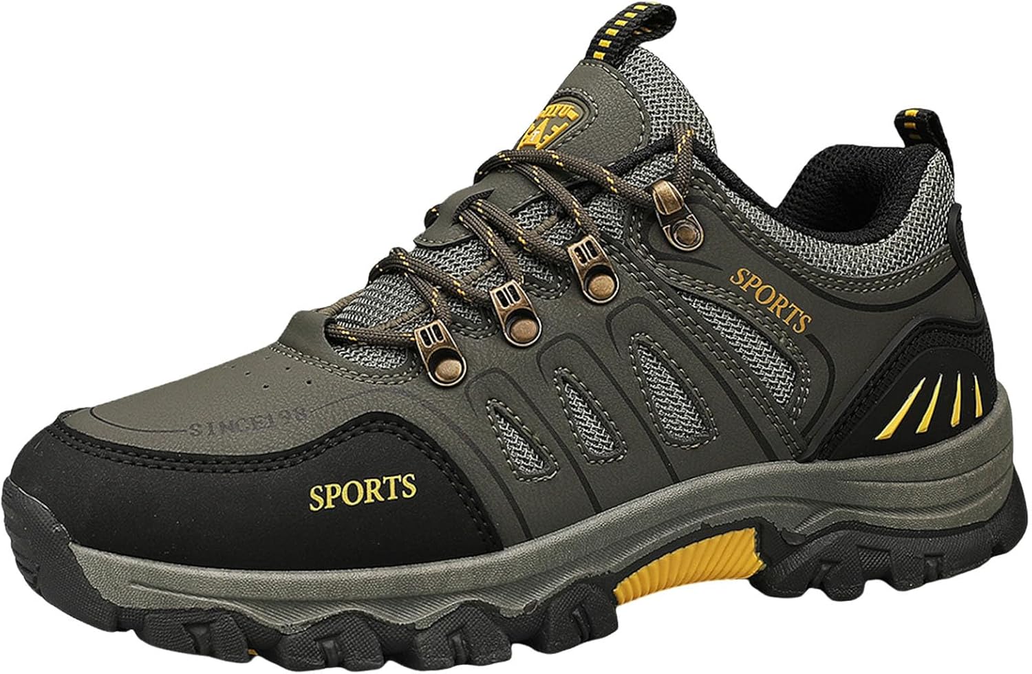 Мужские прогулочные туфли с легкой посадкой, удобные походные туфли из искусственной кожи с памятью формы, ультра легкие, дышащие, модные кроссовки, противоскользящие, для путешествий, бега и занятий спортом Generic, серебро
Мужские прогулочные туфли с легкой посадкой, удобные походные туфли из искусственной кожи с памятью формы, ультра легкие, дышащие, модные кроссовки, противоскользящие, для путешествий, бега и занятий спортом Generic, серебро