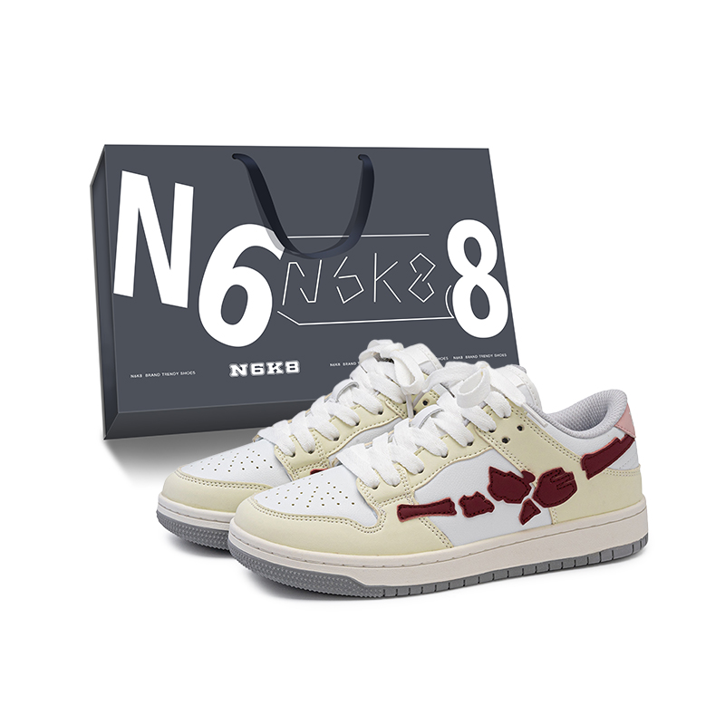 N6K8 Низкие скейтерские кеды унисекс экрю, цвет Ecru
N6K8 Низкие скейтерские кеды унисекс экрю, цвет Ecru