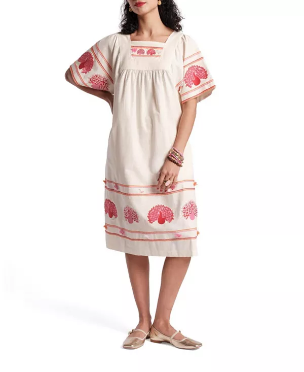 Платье павлина для пикника Frances Valentine, белый
Платье павлина для пикника Frances Valentine, белый