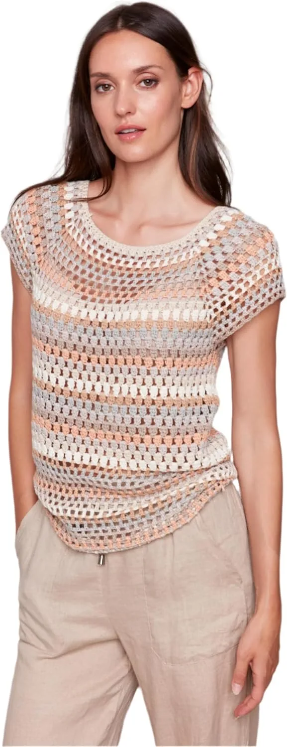 Топ с короткими рукавами в технике крючком - Pebble Charlie B
Топ с короткими рукавами в технике крючком - Pebble Charlie B