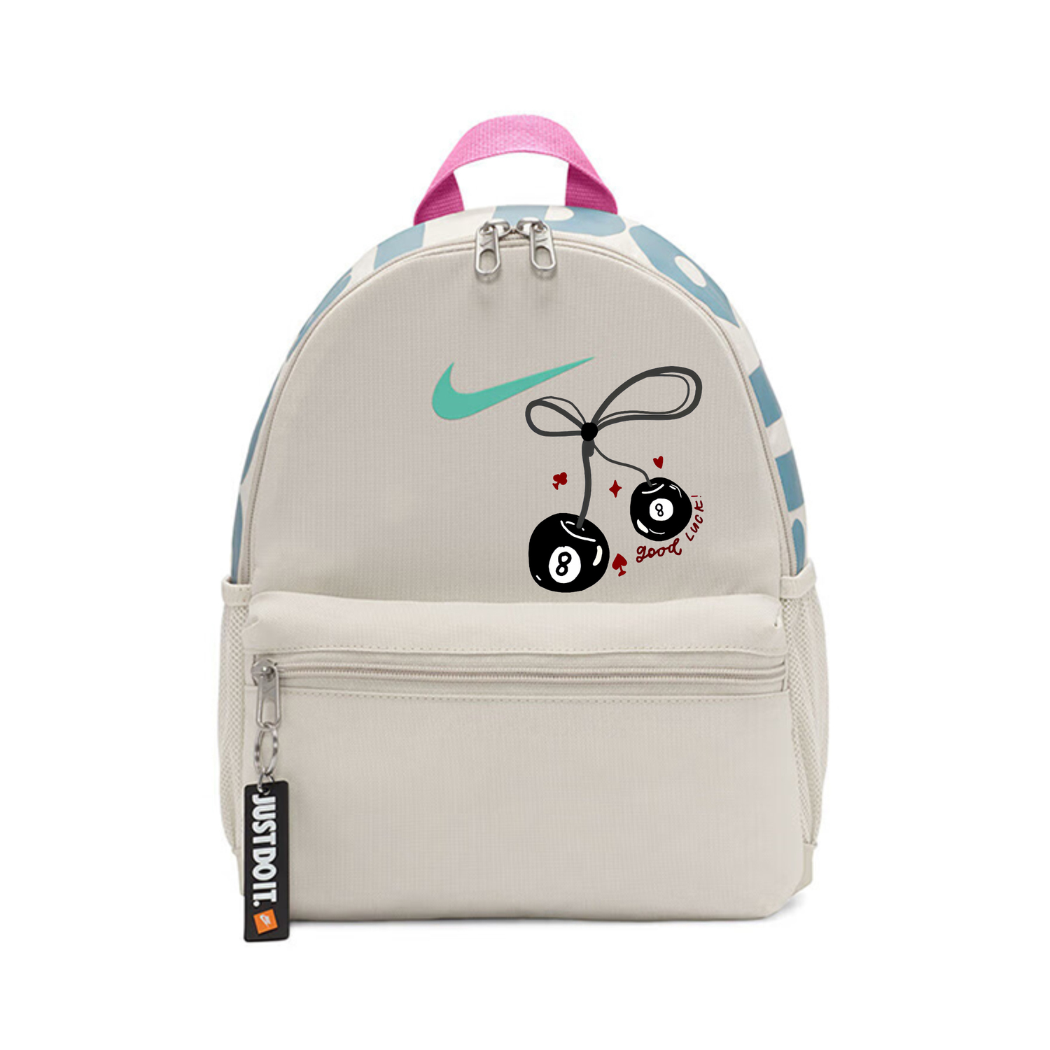 Nike Тканевый рюкзак обычный детский серый белый, Color Block Red Peach
Nike Тканевый рюкзак обычный детский серый белый, Color Block Red Peach