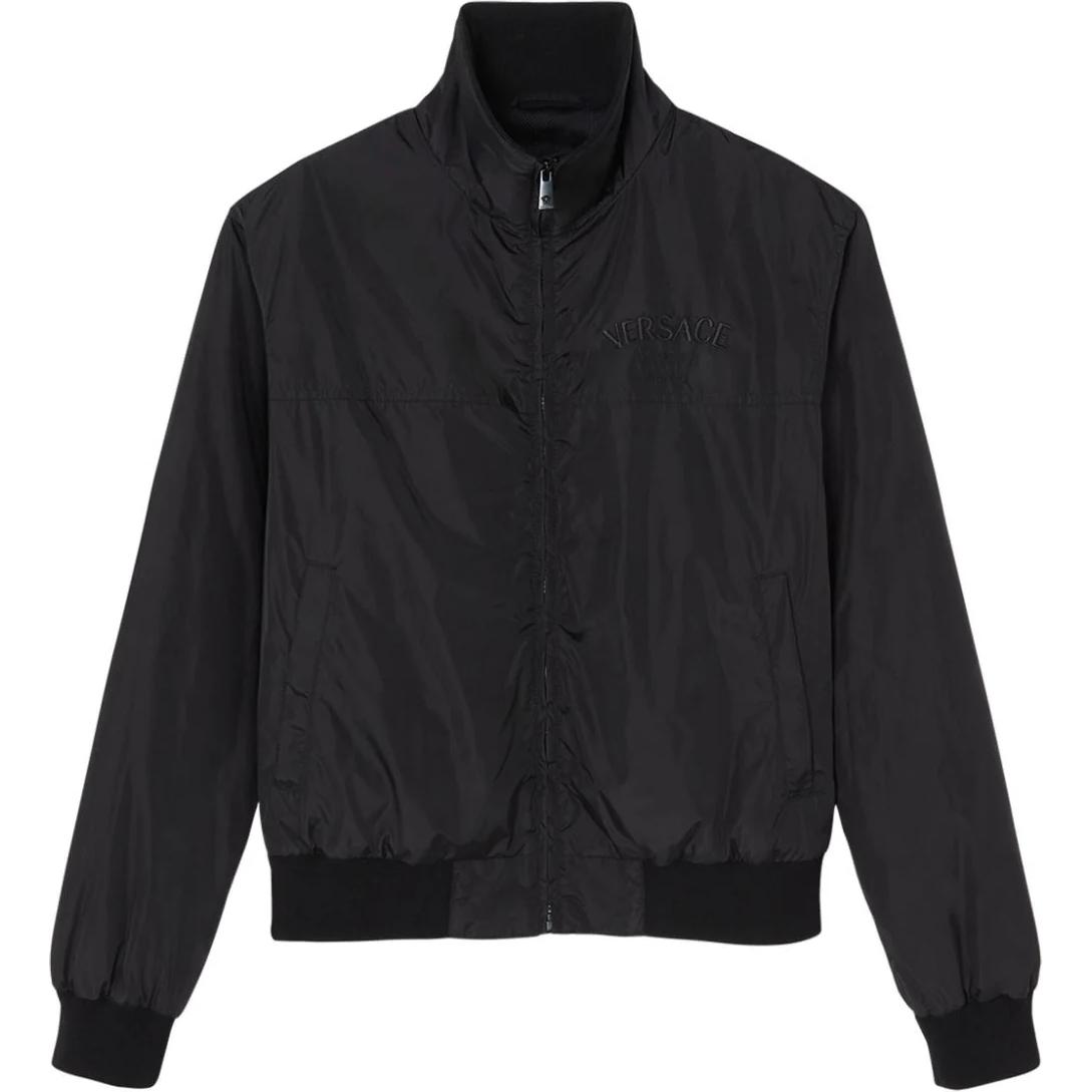 VERSACE Бомбер с вышитым логотипом на молнии, Black
VERSACE Бомбер с вышитым логотипом на молнии, Black