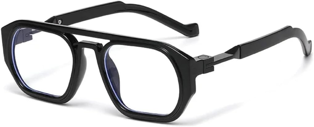 Солнцезащитные очки в стиле ретро с двойными перемычками Polygon для женщин и мужчин, с прозрачными градиентными линзами, модная оправа (черный прозрачный) TVTBBVV, Black Clear
Солнцезащитные очки в стиле ретро с двойными перемычками Polygon для женщин и мужчин, с прозрачными градиентными линзами, модная оправа (черный прозрачный) TVTBBVV, Black Clear