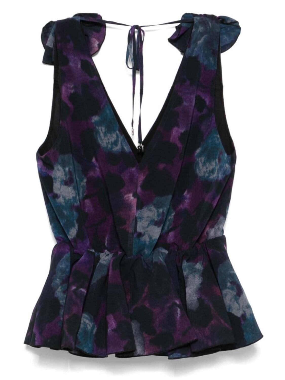 ROTATE BIRGER CHRISTENSEN шифоновый топ с рюшами, фиолетовый
ROTATE BIRGER CHRISTENSEN шифоновый топ с рюшами, фиолетовый