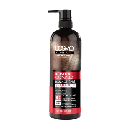 Шампунь Keratin Complex Damage Care Cosmo Professional 1000ml
Шампунь Keratin Complex Damage Care Cosmo Professional 1000ml