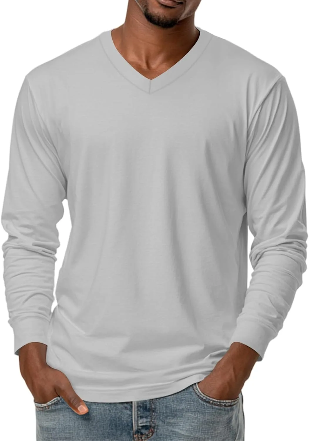 Мужская футболка с длинным рукавом FQZWONG Casual Soild Color Loose Pullover
Мужская футболка с длинным рукавом FQZWONG Casual Soild Color Loose Pullover