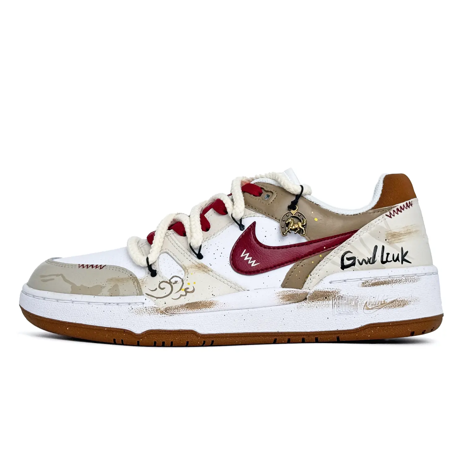 Nike Full Force Immediate Success Abrasion Resistant Low top Skateboard Shoes Men's Red Brown
Nike Full Force Immediate Success Abrasion Resistant Low top Skateboard Shoes Men's Red Brown