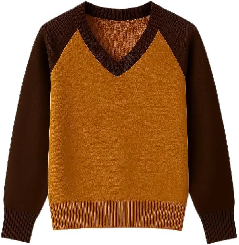 Унисекс свитер — вязаный пуловер с круглым и V-образным вырезом для осени и зимы Grewear
Унисекс свитер — вязаный пуловер с круглым и V-образным вырезом для осени и зимы Grewear