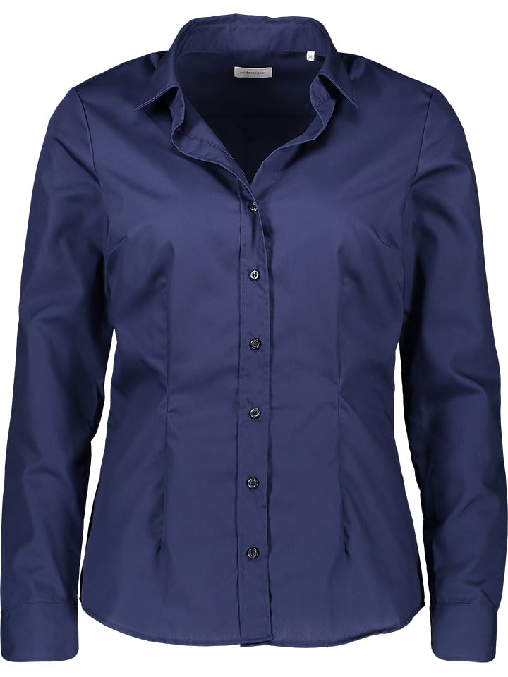 Seidensticker Темно-синяя рубашка
Seidensticker Темно-синяя рубашка