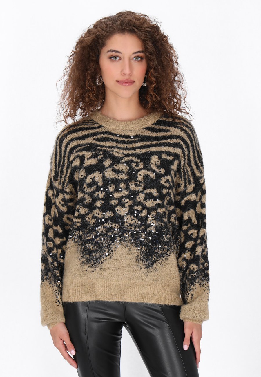 Джемпер faina Jumper, Camel Black/Camel
Джемпер faina Jumper, Camel Black/Camel