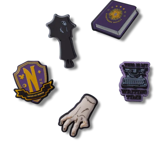 Джиббитсы Addams Family 5 Pack Crocs
Джиббитсы Addams Family 5 Pack Crocs