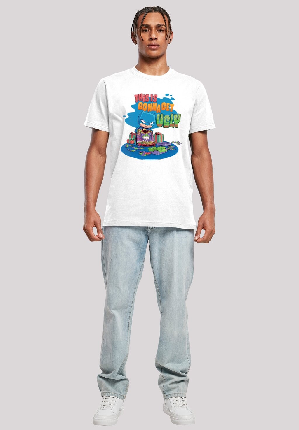 Футболка с принтом SUPER FRIENDS BATMAN JOKER CHRISTMAS WITH ROUND NECK F4NT4STIC, белый
Футболка с принтом SUPER FRIENDS BATMAN JOKER CHRISTMAS WITH ROUND NECK F4NT4STIC, белый