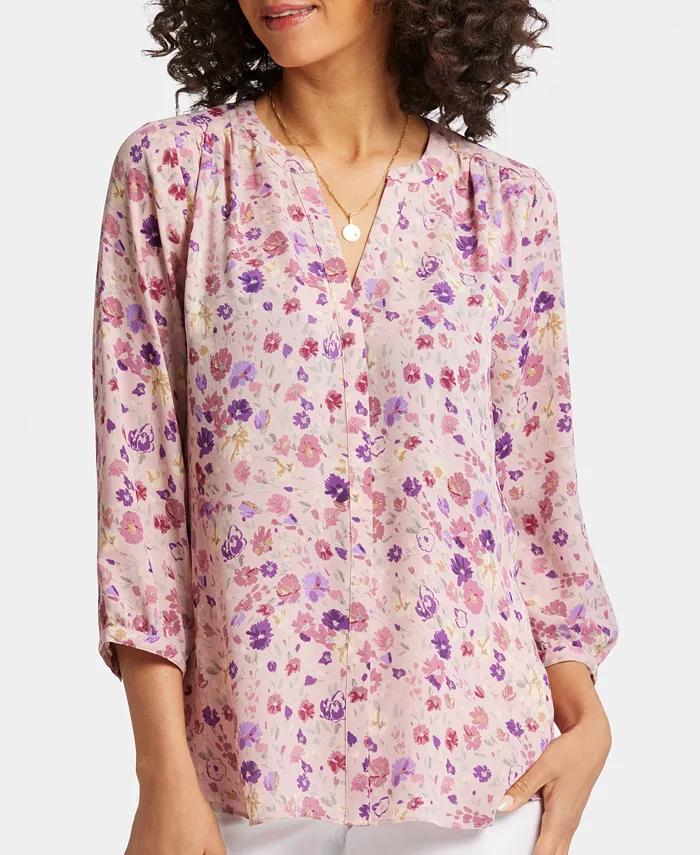 Женская блузка с защипами Pintuck NYDJ, мультиколор
Женская блузка с защипами Pintuck NYDJ, мультиколор