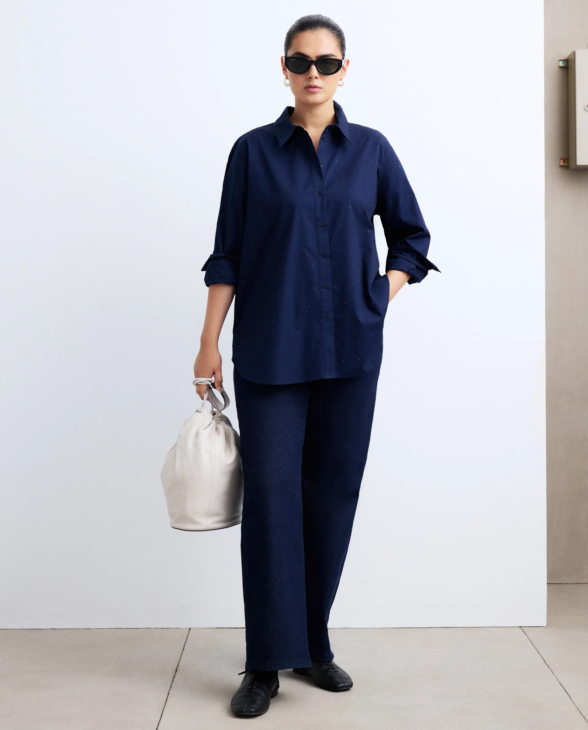 Широкие брюки Couchel, индиго
Широкие брюки Couchel, индиго