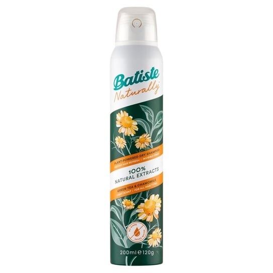 Шампунь для сухих волос с зеленым чаем и ромашкой, 200 мл Batiste Naturally
Шампунь для сухих волос с зеленым чаем и ромашкой, 200 мл Batiste Naturally