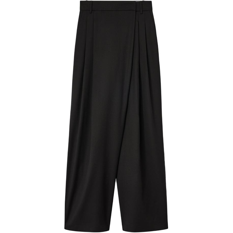 Брюки с плиссировкой GANNI, черный
Брюки с плиссировкой GANNI, черный