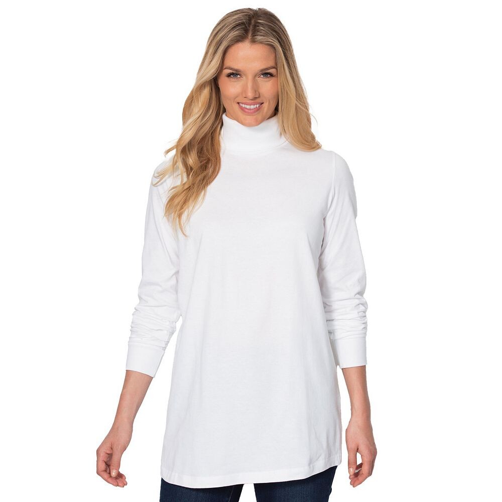 Женщина в женской идеальной водолазке с длинными рукавами больших размеров Woman Within, белый
Женщина в женской идеальной водолазке с длинными рукавами больших размеров Woman Within, белый