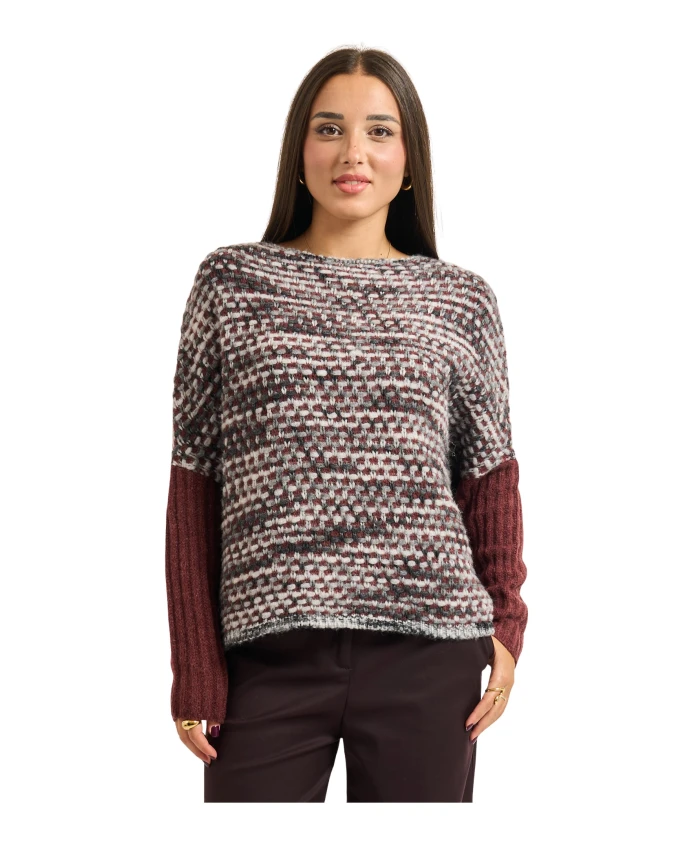 Свитер с фактурной отделкой Manila Grace, мультиколор
Свитер с фактурной отделкой Manila Grace, мультиколор