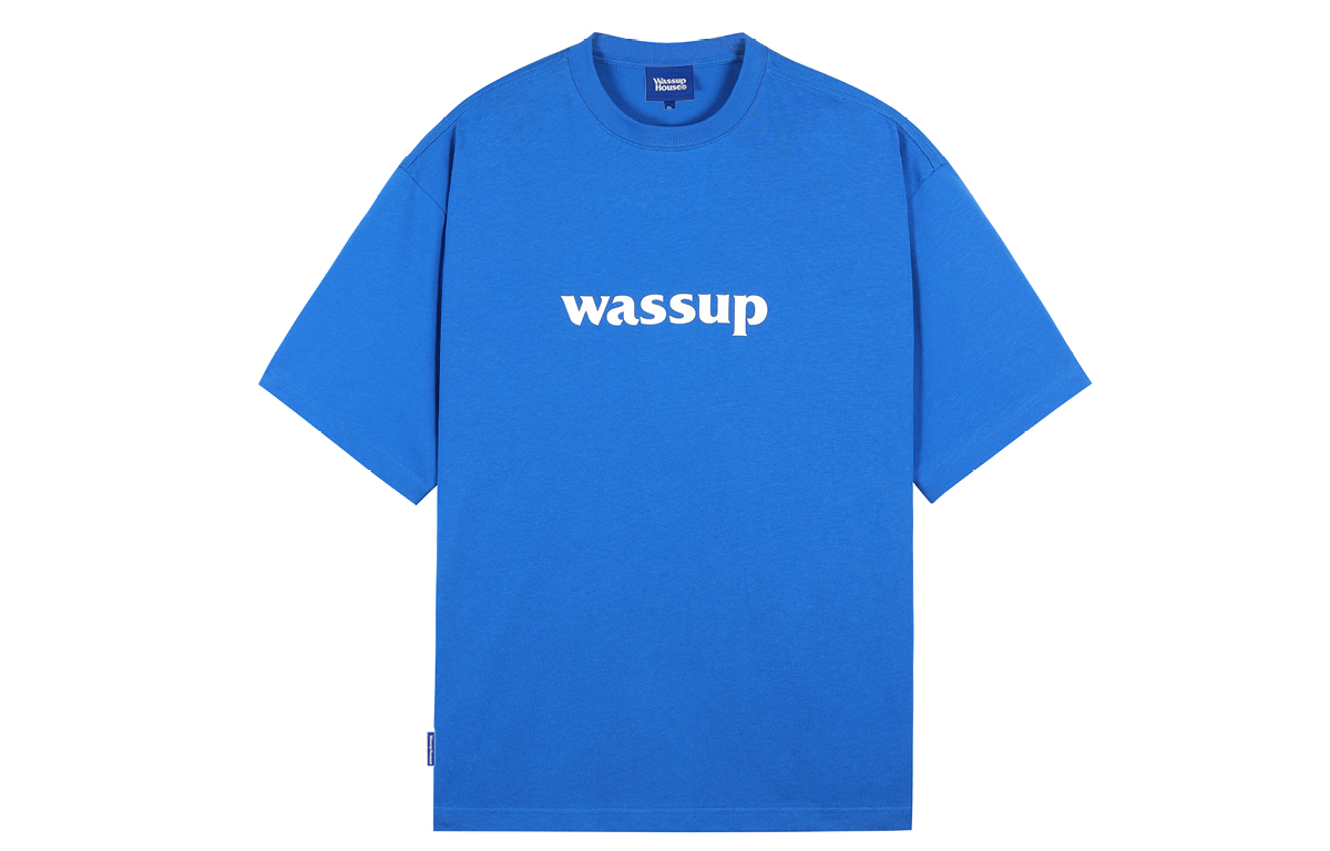 Футболка с коротким рукавом и логотипом Unisex WASSUP, синий
Футболка с коротким рукавом и логотипом Unisex WASSUP, синий