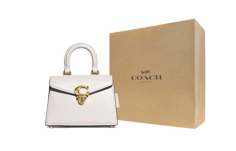 COACH Кожаная сумка через плечо маленькая женская белая
COACH Кожаная сумка через плечо маленькая женская белая