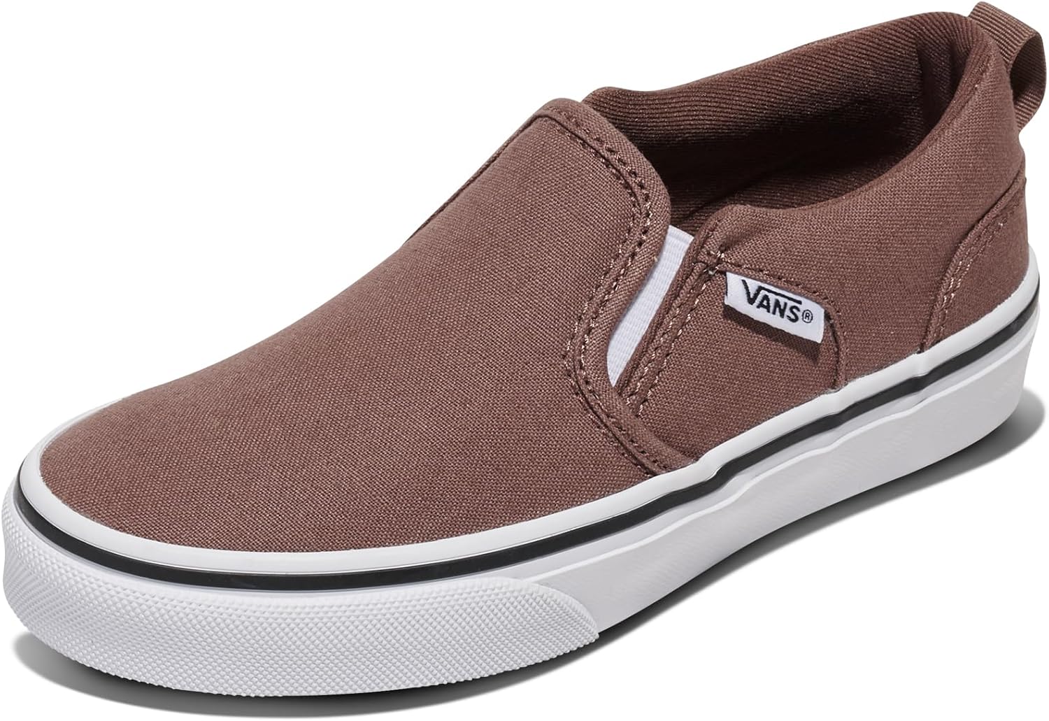 Кеды Vans Asher без шнурков для детей и подростков, Canvas Deep Taupe
Кеды Vans Asher без шнурков для детей и подростков, Canvas Deep Taupe