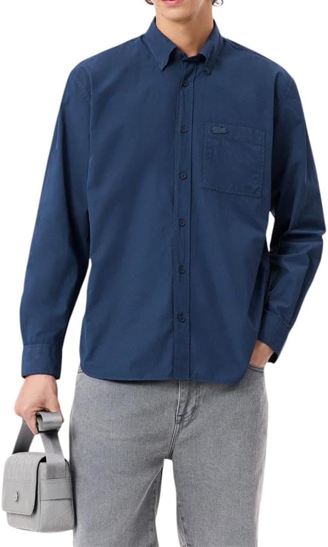 Мужская рубашка Lacoste с длинным рукавом, постиранная, Washed Faucon
Мужская рубашка Lacoste с длинным рукавом, постиранная, Washed Faucon