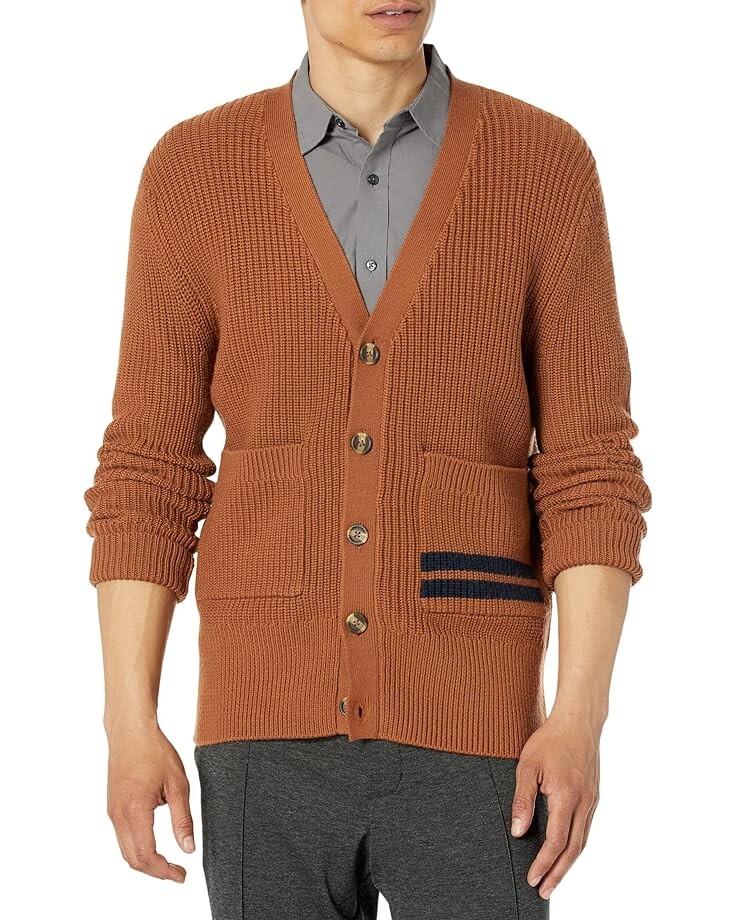 Свитер LABEL Go-To Cardi, цвет Brown/Navy
Свитер LABEL Go-To Cardi, цвет Brown/Navy
