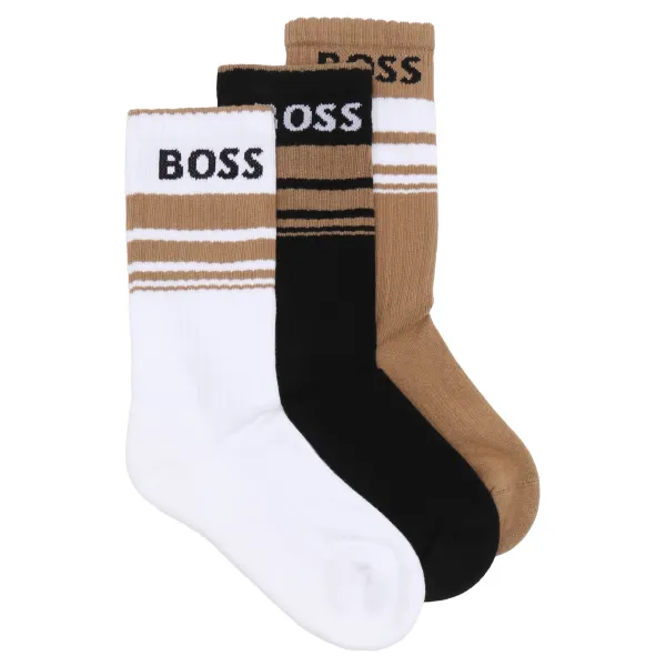 Комплект из 3 пар носков с полосками в рубчик cc Boss, коричневый
Комплект из 3 пар носков с полосками в рубчик cc Boss, коричневый