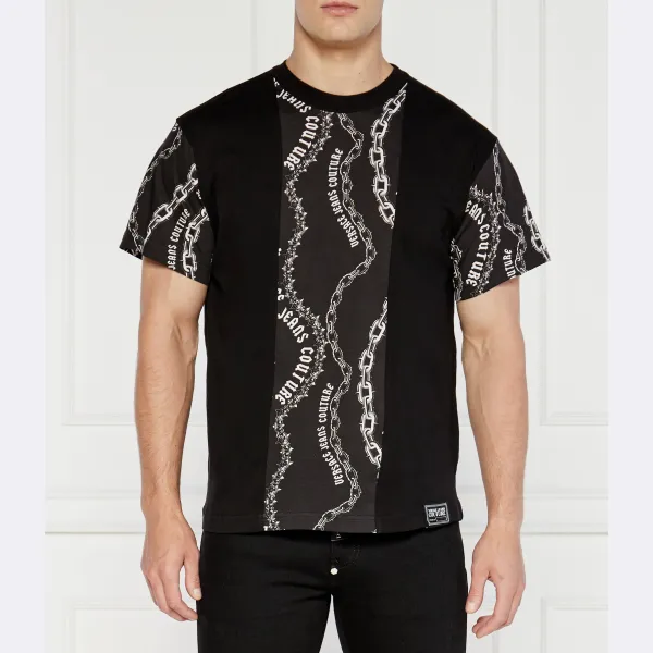 Футболка стандартного кроя Versace, черный
Футболка стандартного кроя Versace, черный