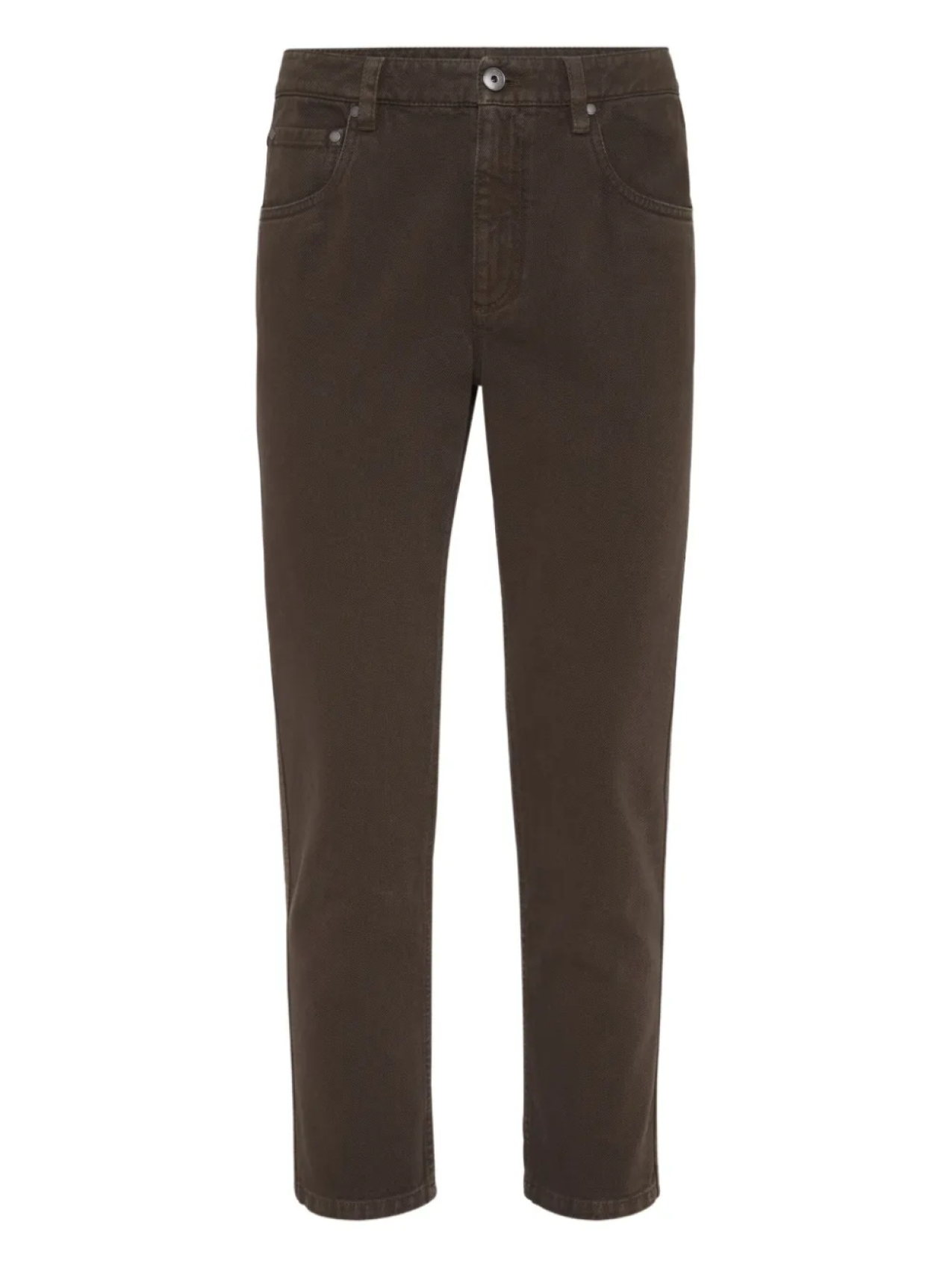 Brunello Cucinelli прямые брюки, коричневый 
Brunello Cucinelli прямые брюки, коричневый