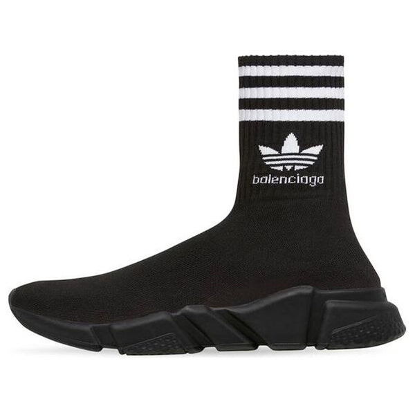 Кроссовки adidas x speed sneaker 'black' Balenciaga, черный 
Кроссовки adidas x speed sneaker 'black' Balenciaga, черный