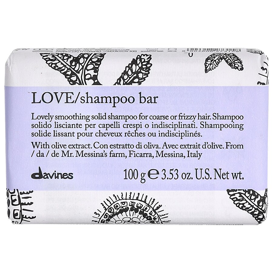 Твердый разглаживающий шампунь LOVE для вьющихся волос Davines, 3.53 oz/100 g
Твердый разглаживающий шампунь LOVE для вьющихся волос Davines, 3.53 oz/100 g