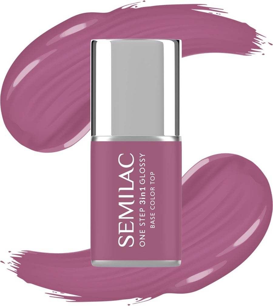 SEMILAC One Step Glossy 3in1 Hybrid Nail Polish S205 Purple Beige 7 мл
SEMILAC One Step Glossy 3in1 Hybrid Nail Polish S205 Purple Beige 7 мл