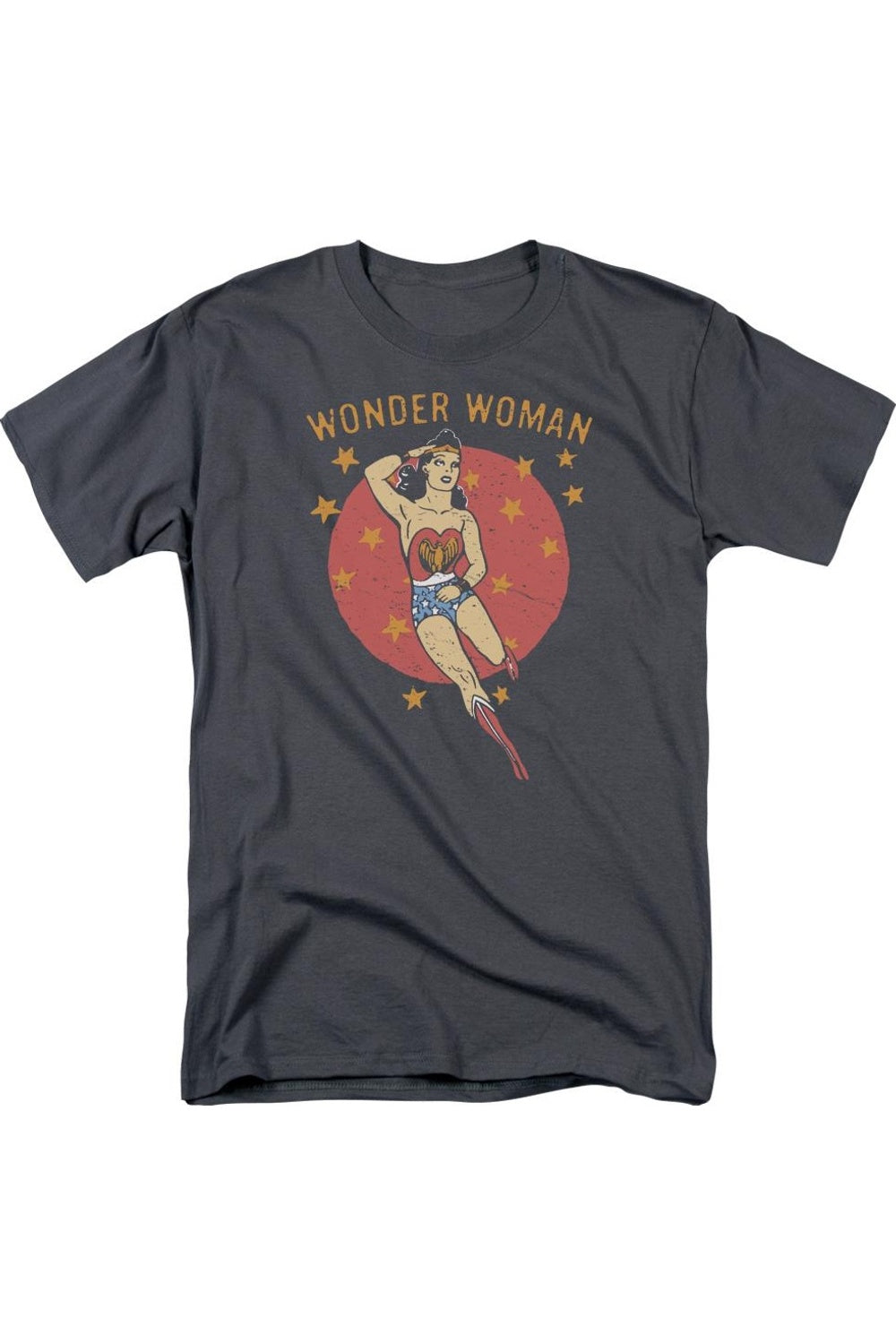 Футболка с коротким рукавом для взрослых DC Comics Wonder Woman Circle Gildan, цвет charcoal
Футболка с коротким рукавом для взрослых DC Comics Wonder Woman Circle Gildan, цвет charcoal