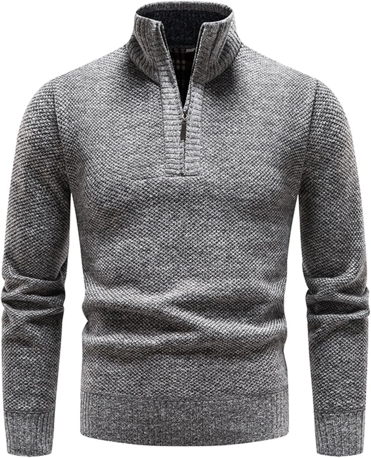 Mmoneyake мужской свитер с четвертью молнии Slim Fit в рубчик
Mmoneyake мужской свитер с четвертью молнии Slim Fit в рубчик