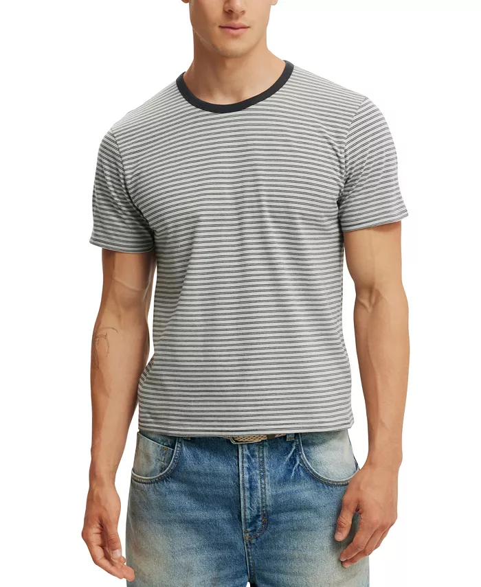 Мужская футболка с коротким рукавом Baby T-Shirt COTTON ON, серый 
Мужская футболка с коротким рукавом Baby T-Shirt COTTON ON, серый