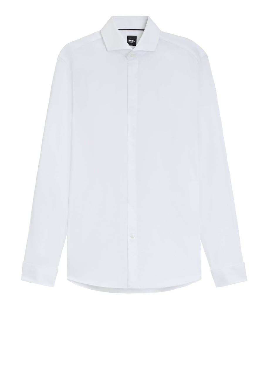 Рубашка Slim Fit на пуговицах BOSS, белый
Рубашка Slim Fit на пуговицах BOSS, белый