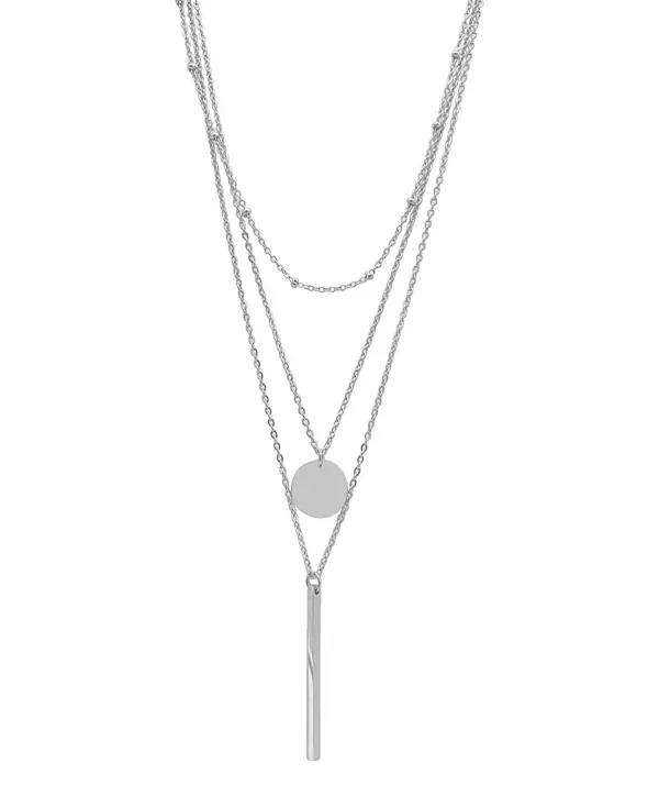 Комплект из многослойного серебряного кулона, устойчивого к потускнению Adornia, silver
Комплект из многослойного серебряного кулона, устойчивого к потускнению Adornia, silver