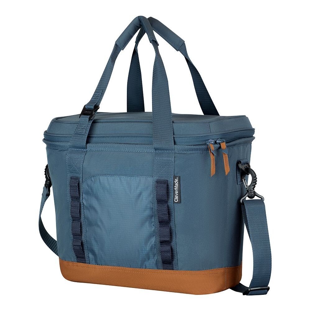 Складная сумка-холодильник Clevermade Pacifica на 30 банок, цвет Ocean Cognac
Складная сумка-холодильник Clevermade Pacifica на 30 банок, цвет Ocean Cognac