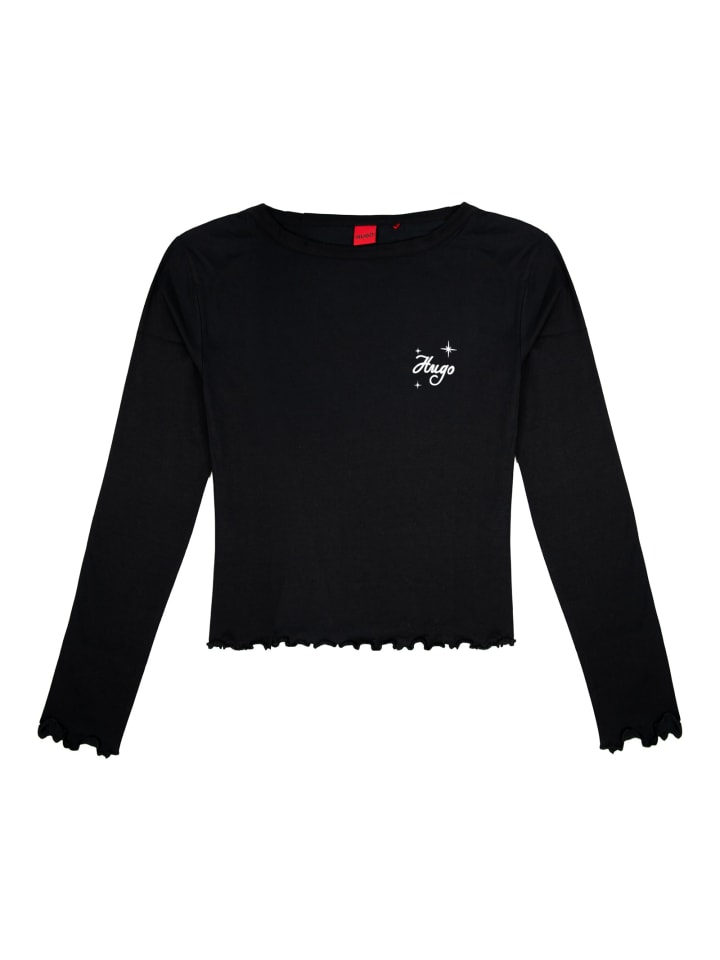 Черная рубашка для сна HUGO
Черная рубашка для сна HUGO