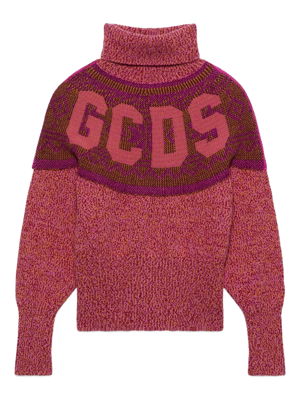 Джемпер с высоким воротником Gcds, красный
Джемпер с высоким воротником Gcds, красный