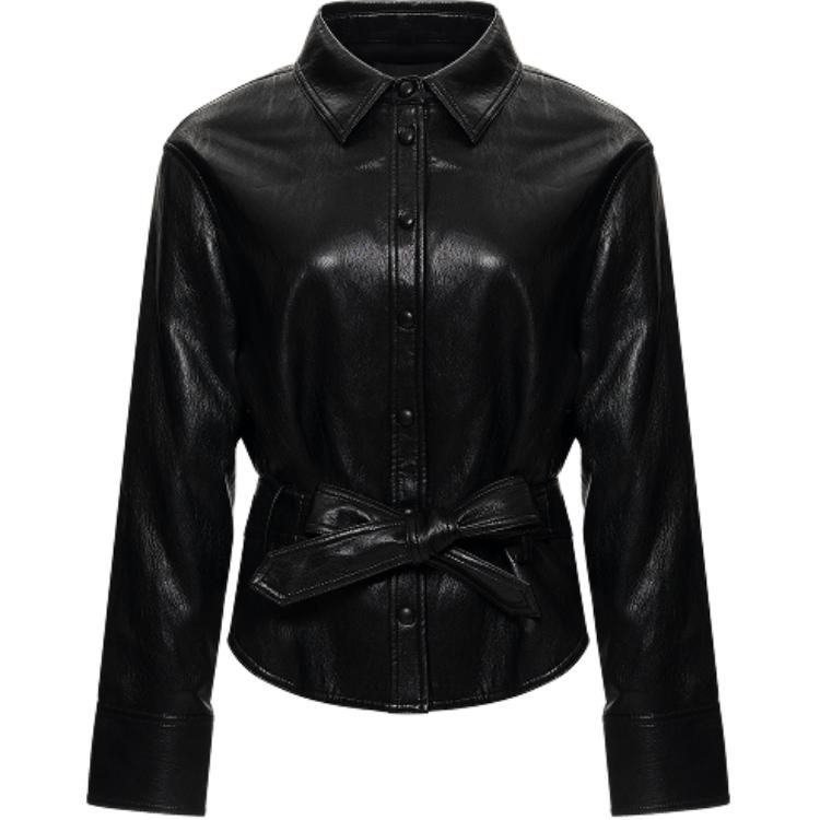 Кожаная куртка женская PINKO, черный
Кожаная куртка женская PINKO, черный